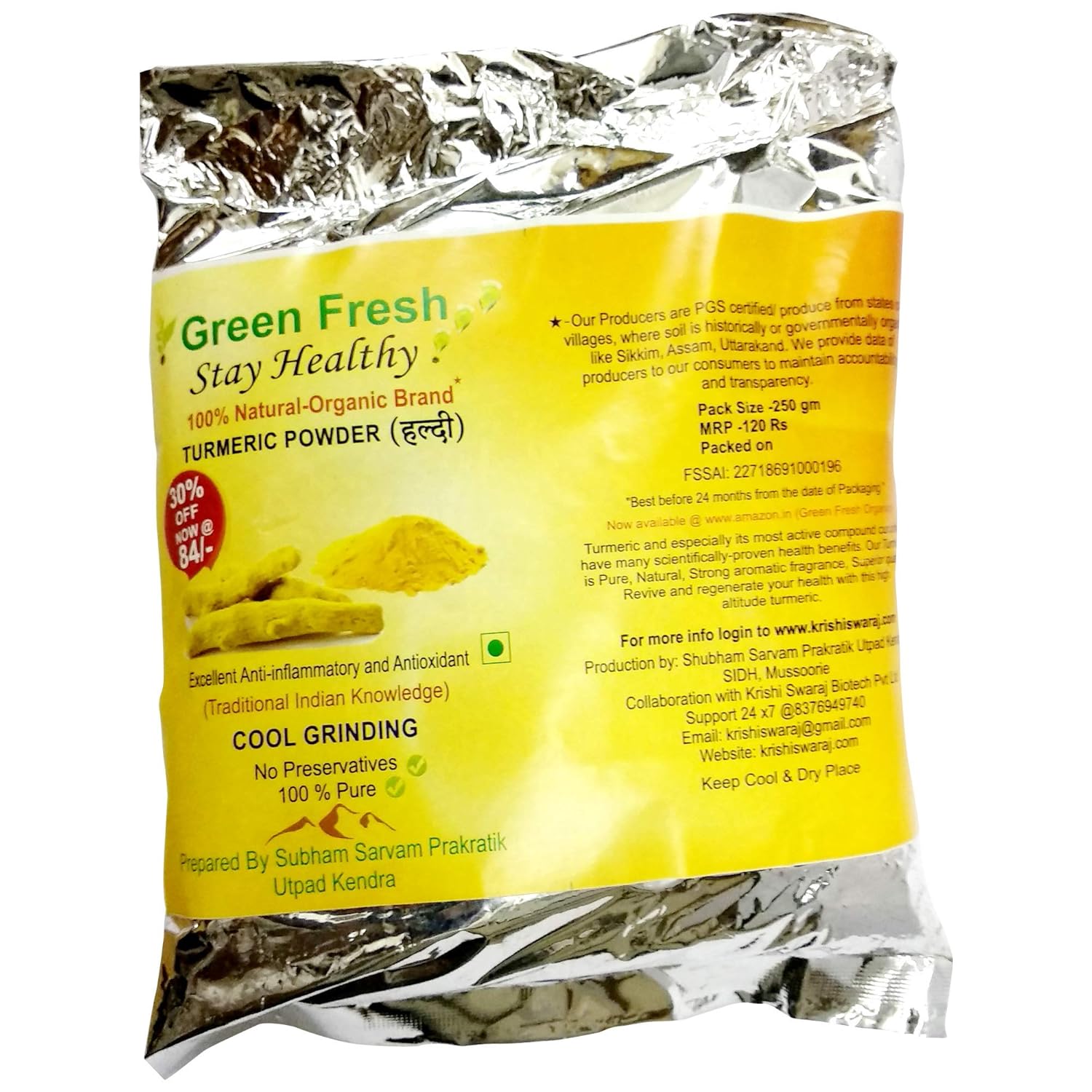 Green Fresh Organics Turmeric (Powder)